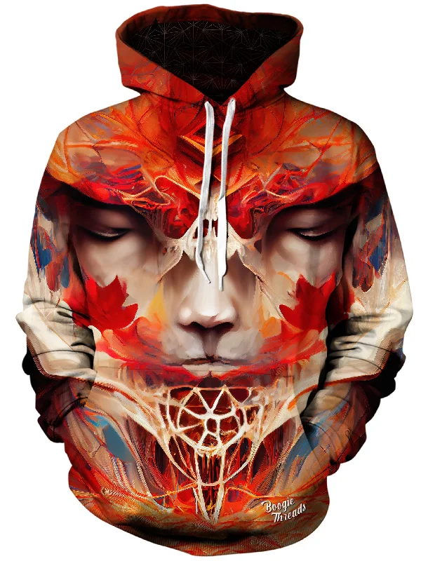 Voiceless Curiosity Unisex Hoodie Hoodie with Front Slit Layering Stylish