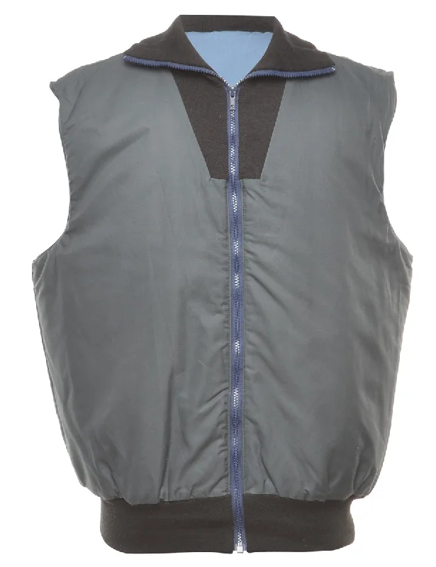 Olive Green Waistcoat - L Fashionable Belted Waistcoat Vest