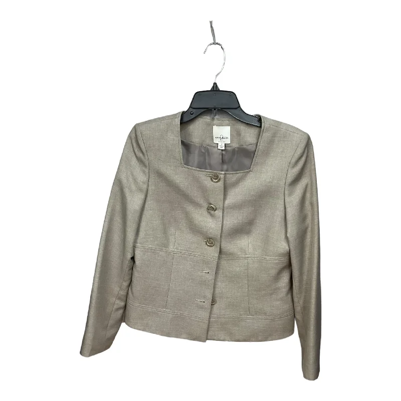 Beige Blazer Anne Klein, Size M Women's Print Jacket