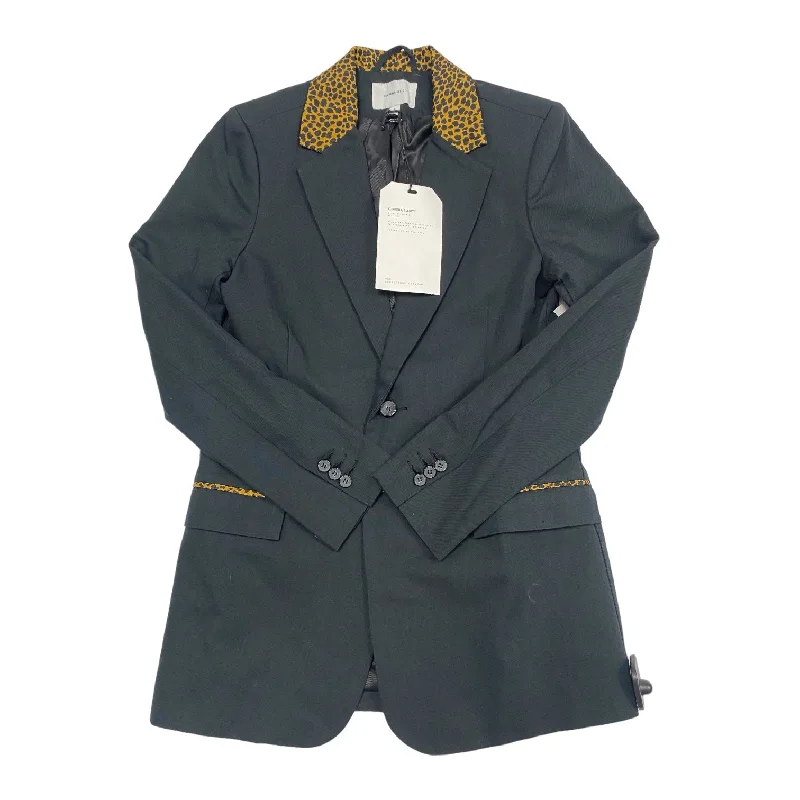 Black Blazer Designer Current/elliott, Size S Women's Pencil Blazer