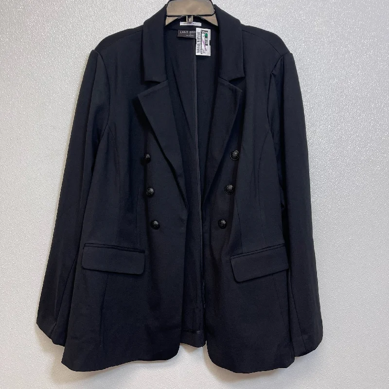 Black Blazer Lane Bryant O, Size 26 Women's Professional Jacket