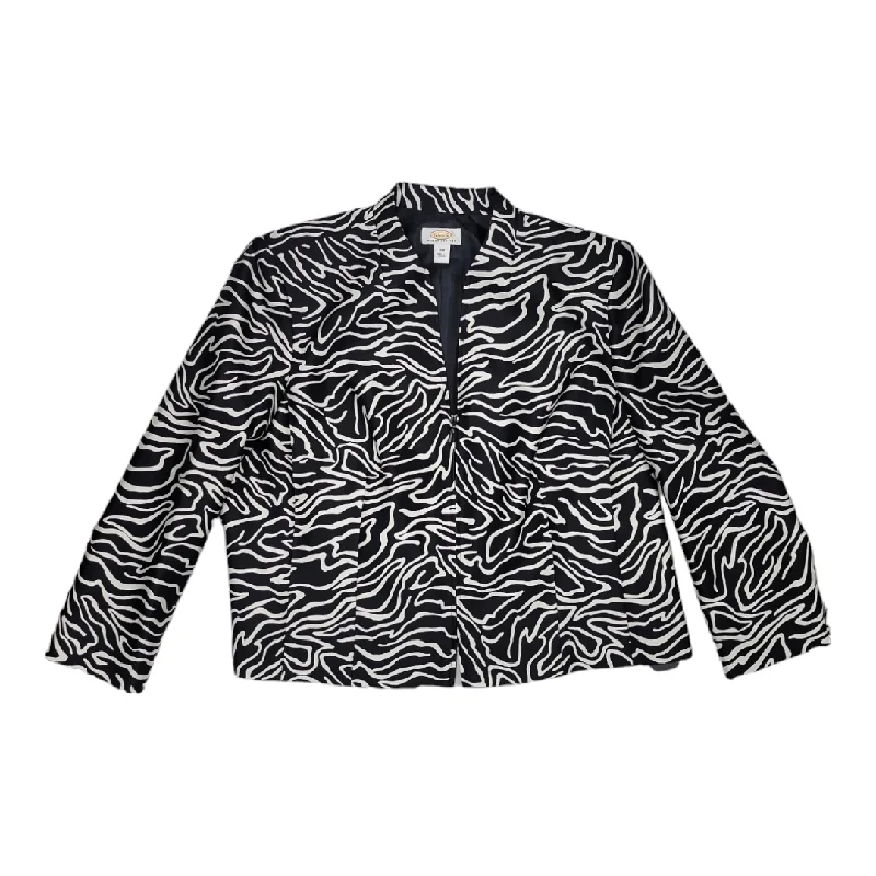 Black & White Blazer Talbots, Size 18 Milan Custom Blazer