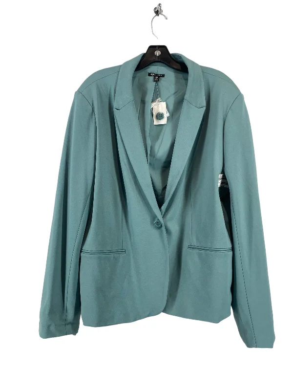 Blue Blazer Versona, Size 2x Women's Boutique Suit