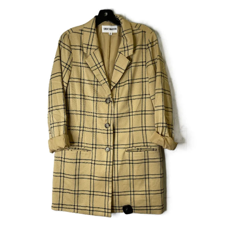 Brown Blazer By Steve Madden, Size: S Women's Luxurious Suit