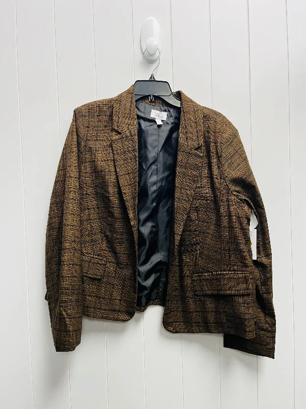 Brown Blazer Croft And Barrow, Size Xxl Women's Simple Blazer