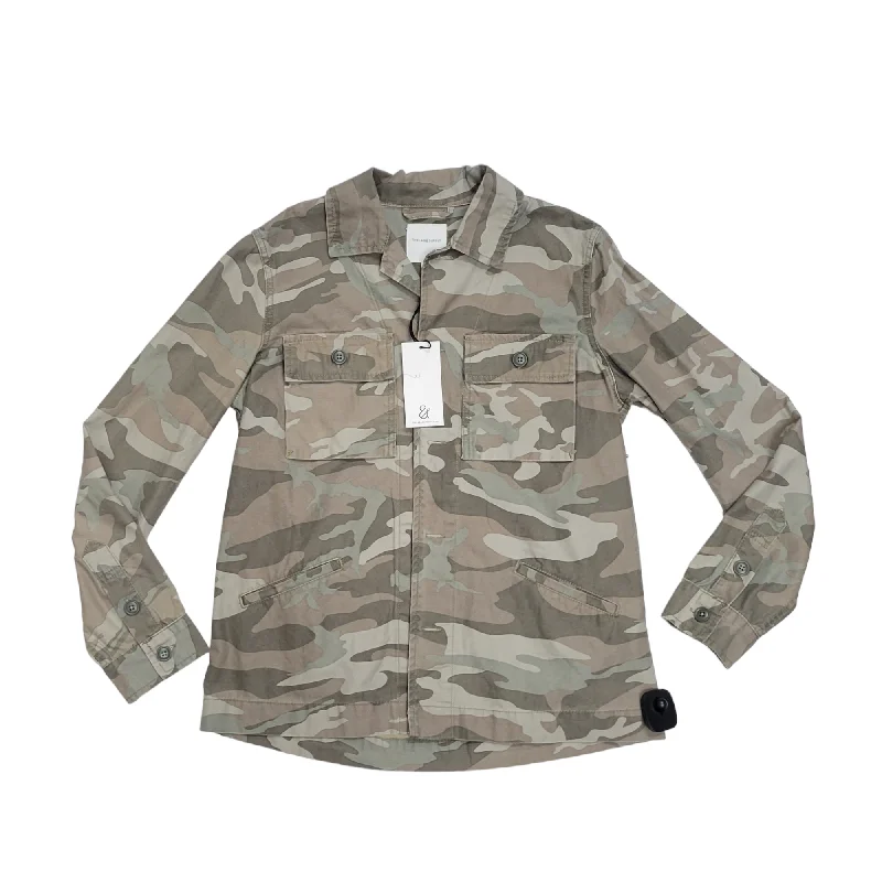 Camouflage Print Blazer Thread And Supply, Size S Women's Stripe Blazer
