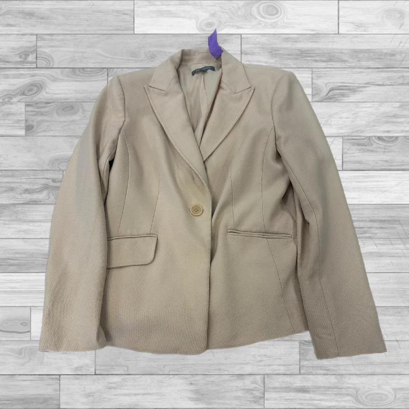 Cream Blazer Ann Taylor, Size 8 Plus Size Women's Coat