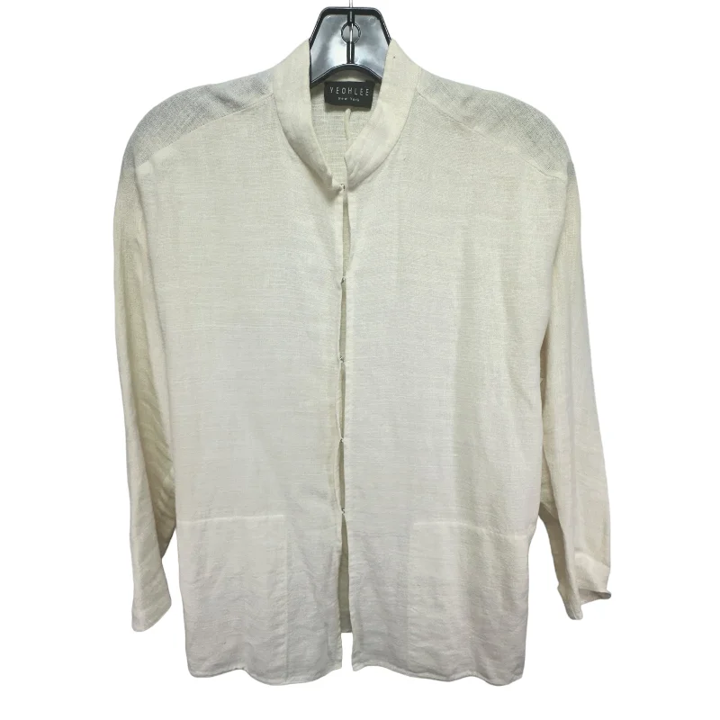 Cream Blazer Designer Yeohlee, Size S Women's Premium Blazer