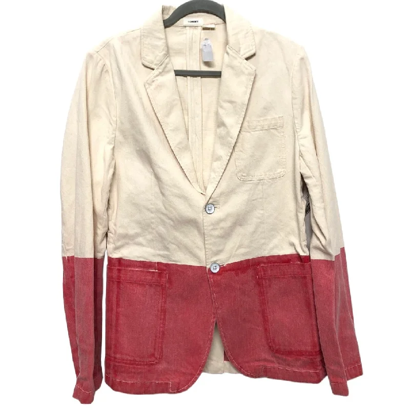 Cream & Red Blazer Tommy Hilfiger , Size Xs Women's Short Blazer