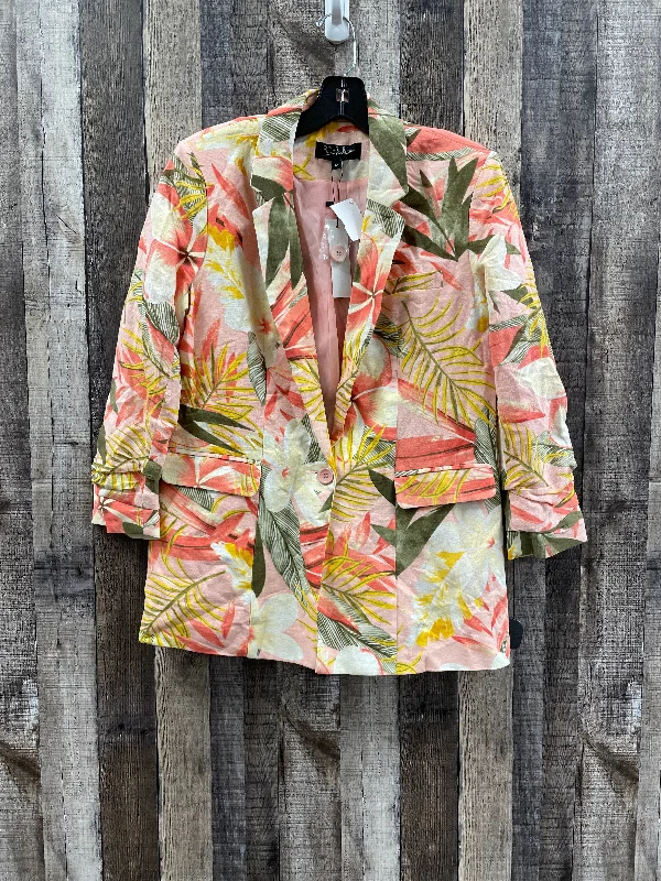 Floral Print Blazer Cmf, Size M Women's Wedding Blazer