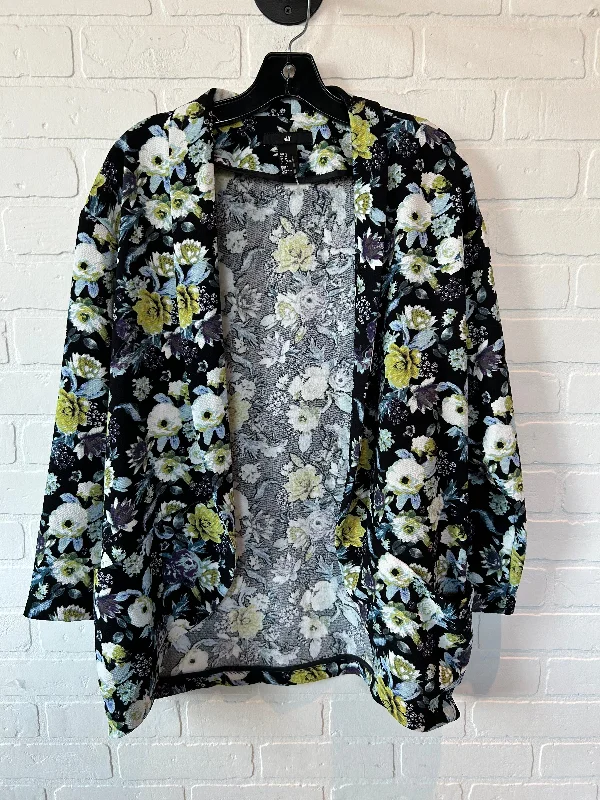 Floral Print Blazer H&m, Size M Women's Professional Jacket