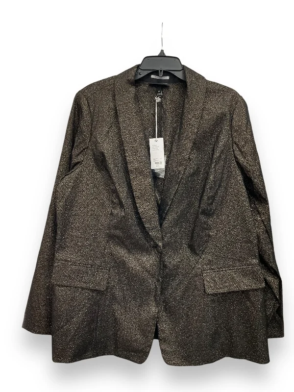 Gold Blazer Lane Bryant, Size 2x Women's Patchwork Suit