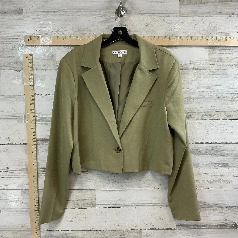 Green Blazer AND NOW THIS, Size Xl Women's Formal Blazer