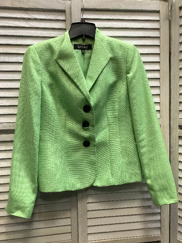 Green Blazer Kasper, Size 6 Women's Trendy Jacket