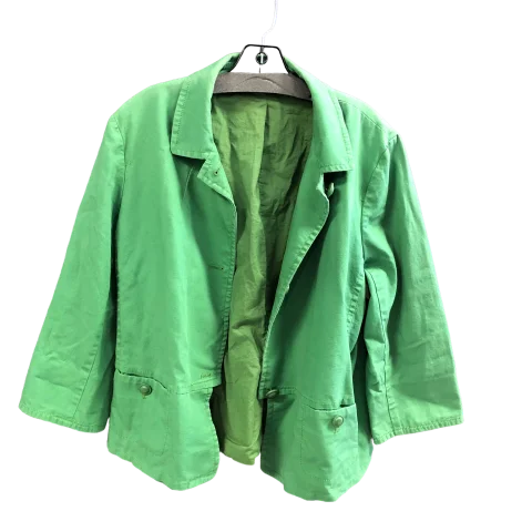 Green Blazer Talbots, Size 18 Fashion Women's Blazer