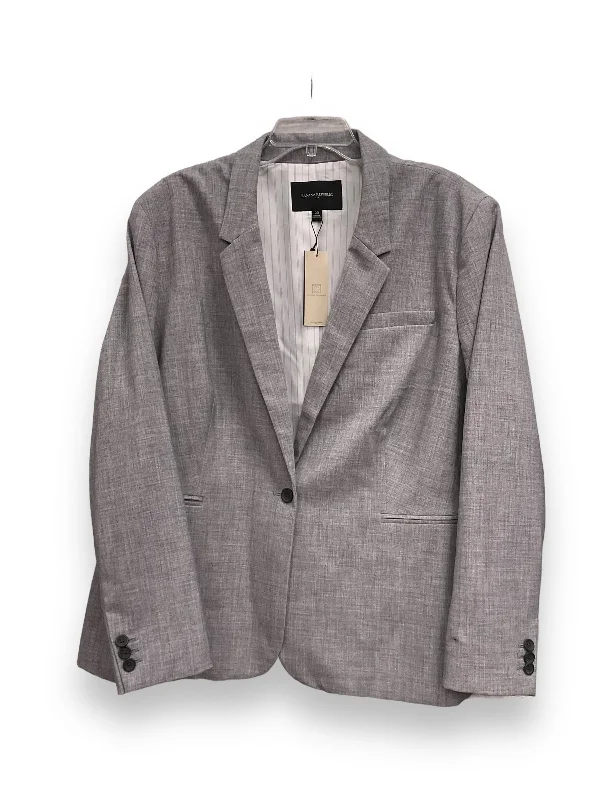 Grey Blazer Banana Republic, Size 2x Women's Luxury Jacket