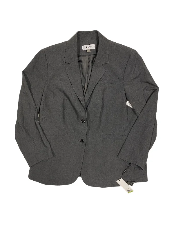 Grey Blazer Calvin Klein, Size 18 Women's Business Blazer