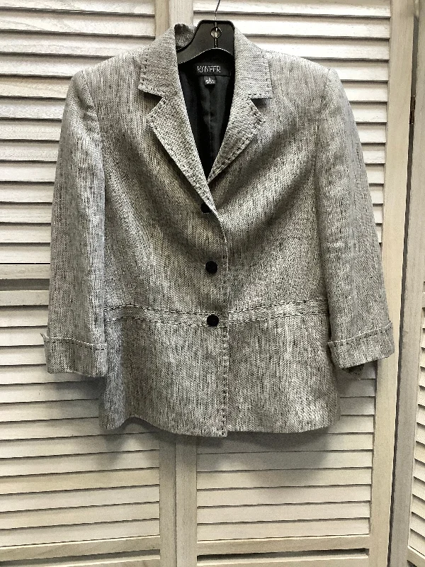 Grey Blazer Kasper, Size 6 Women's Premium Blazer