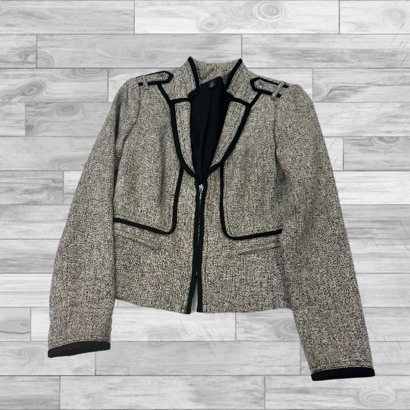 Grey Blazer White House Black Market, Size 2 Women's Simple Blazer