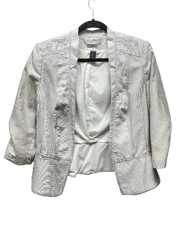 Grey & White Blazer White House Black Market, Size 14 Women's Elegant Blazer