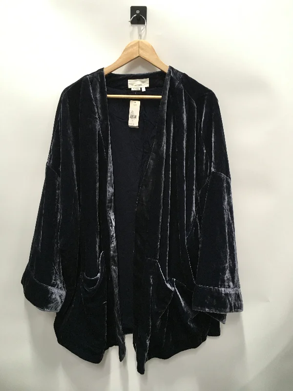 Navy Blazer Anthropologie, Size Xl Women's Elegant Suit