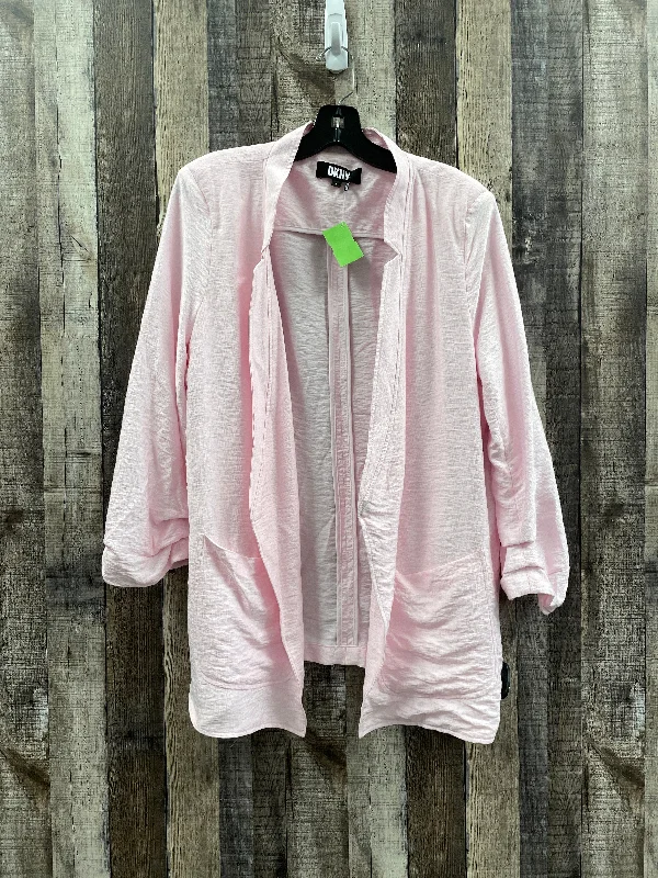 Pink Blazer Dkny, Size L Women's Premium Blazer