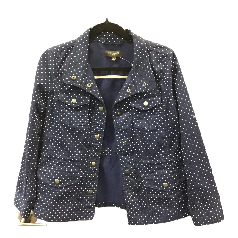 Polkadot Pattern Blazer Talbots, Size S Women's Elegant Suit