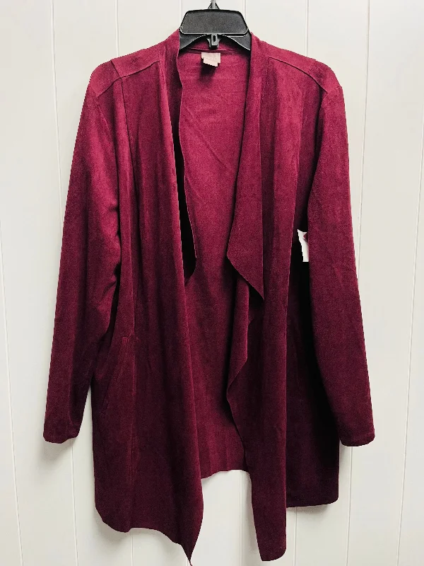 Purple Blazer Chicos, Size Xl Women's Trendy Jacket
