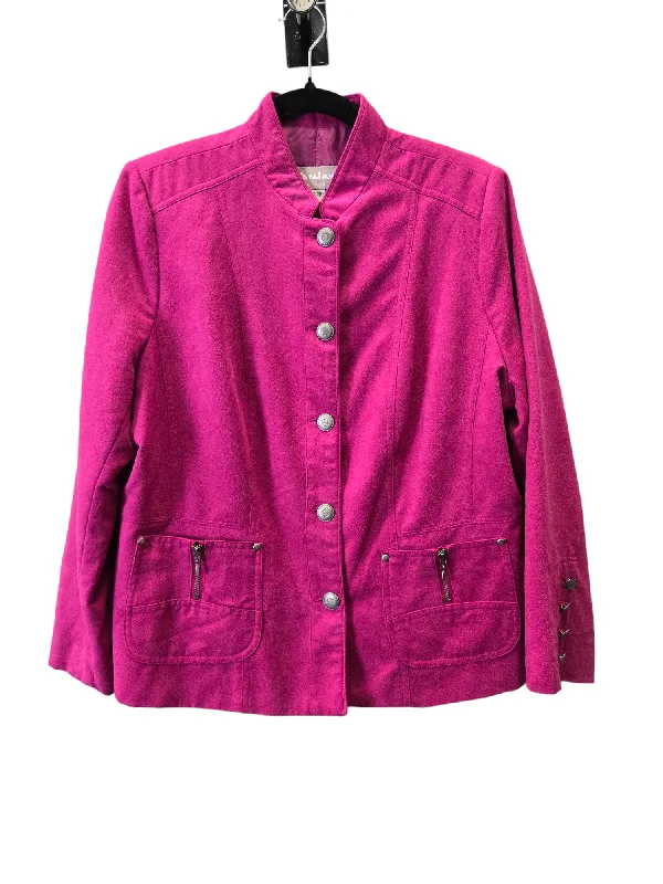 Purple Blazer Tanjay, Size L Women's Simple Blazer