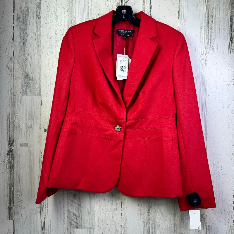 Red Blazer Jones New York, Size S Women's Unique Blazer