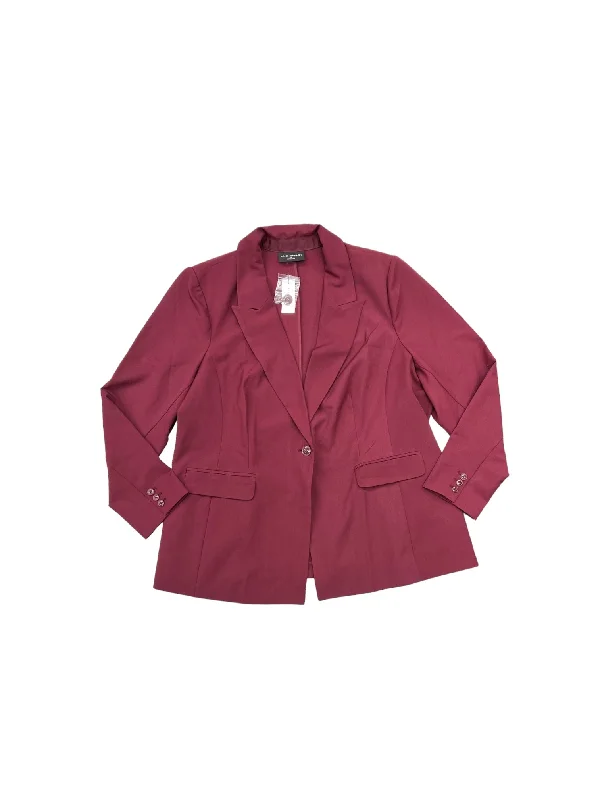Red Blazer Lane Bryant, Size 24 Women's Radiation Jacket