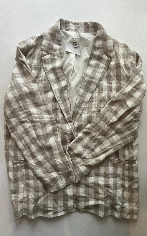 Tan Blazer A New Day, Size L Spring Women's Coat