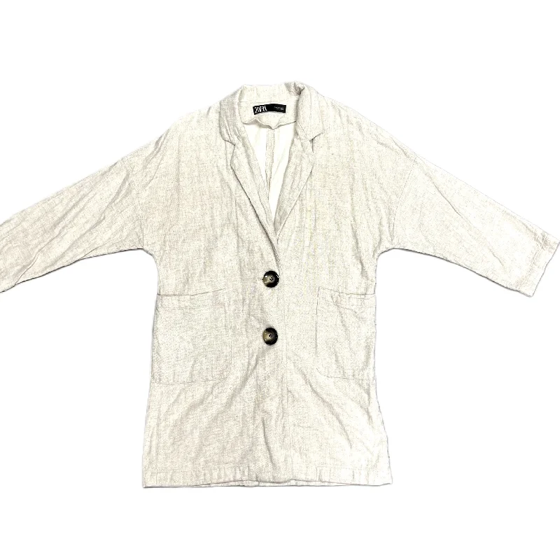 Tan Blazer By Zara, Size: S Women's Handmade Blazer