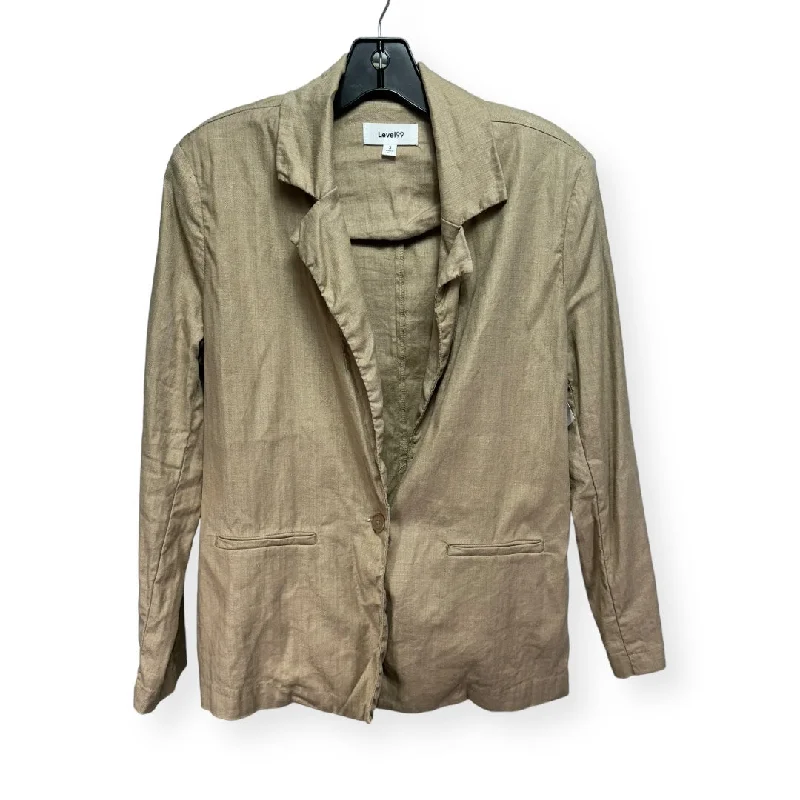 Tan Blazer Level 99, Size S Women's Casual Suit