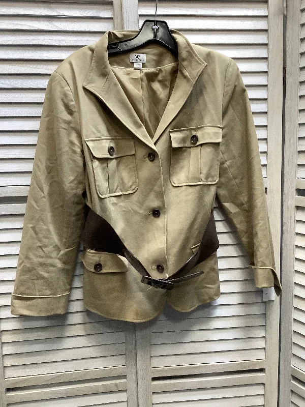 Tan Blazer Worthington, Size L Women's Classic Blazer