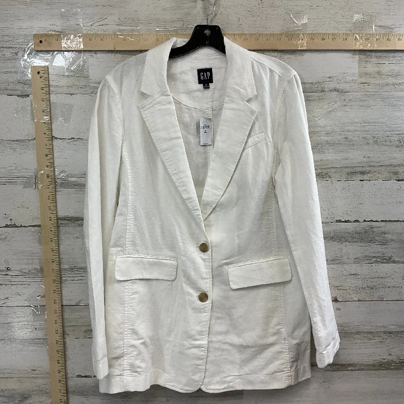 White Blazer Gap, Size M Women's Simple Jacket