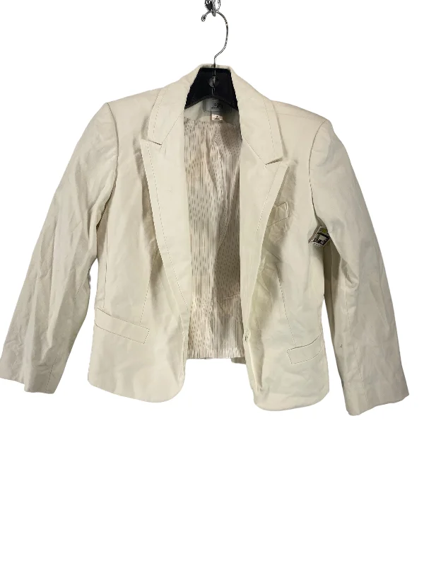 White Blazer Loft, Size 4 Women's Denim Suit