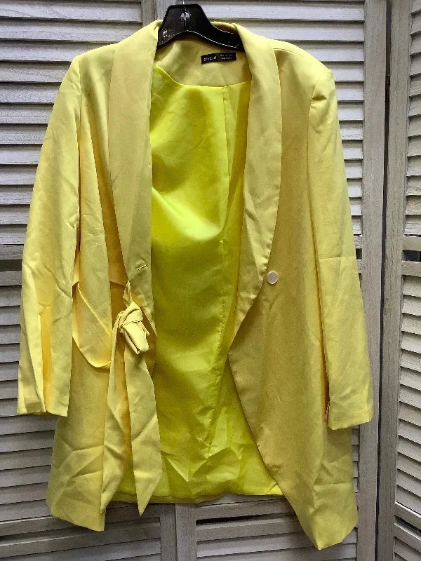 Yellow Blazer Shein, Size S Spring Women's Coat