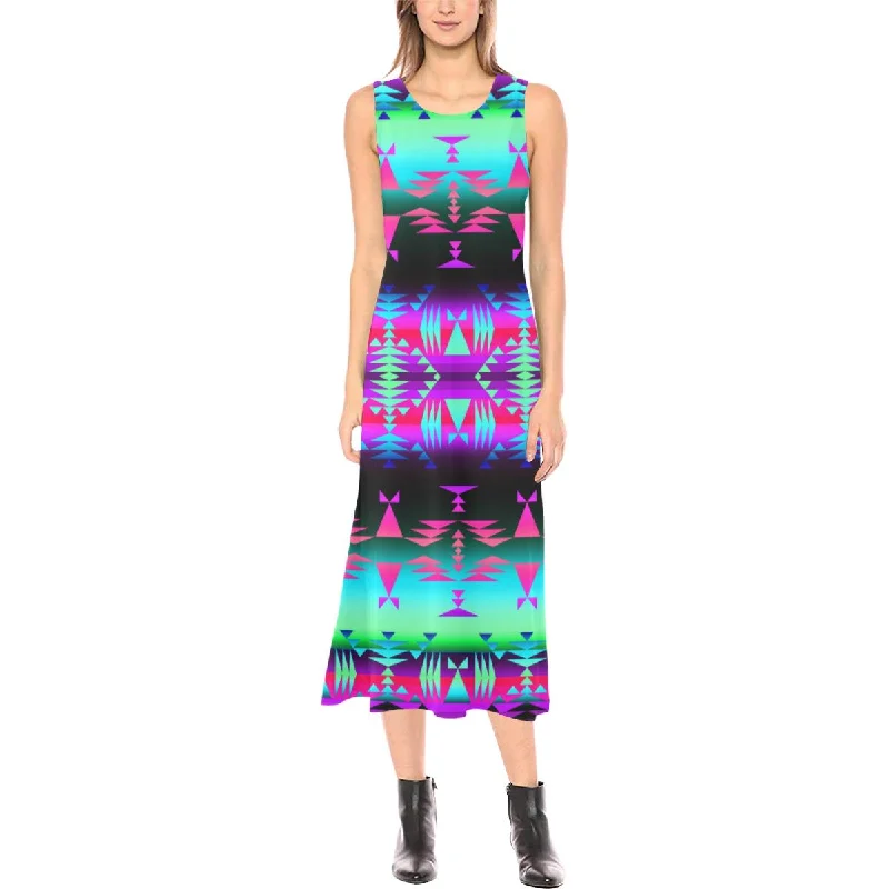 Between the Rocky Mountains Phaedra Sleeveless Open Fork Long Dress Tunics Running lightweight Between the Rocky Mountains Phaedra Sleeveless Open Fork Long Dress Tunics Running lightweight