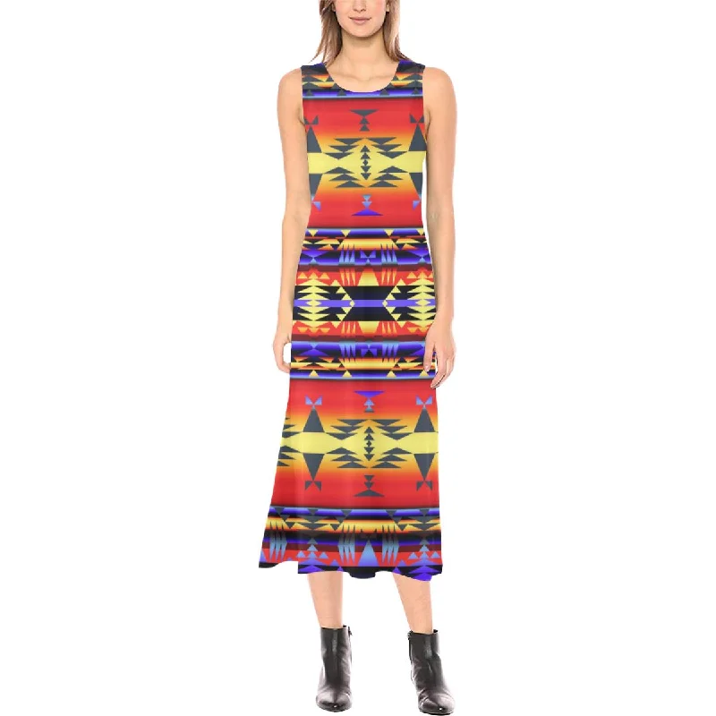 Between the San Juan Mountains Phaedra Sleeveless Open Fork Long Dress Tunics Trousers formal Between the San Juan Mountains Phaedra Sleeveless Open Fork Long Dress Tunics Trousers formal