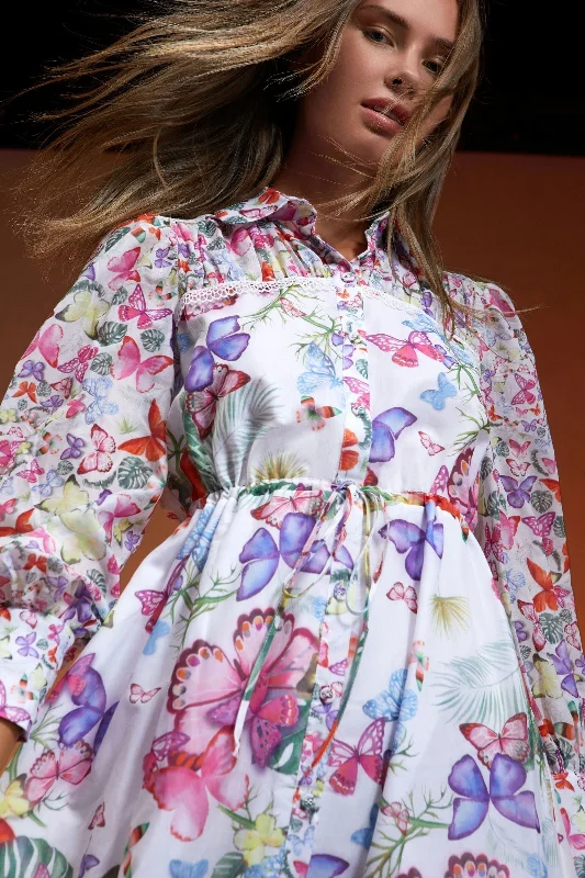 Charo Ruiz Long Dress Lotus Tunics New arrival