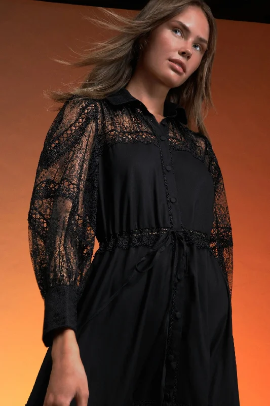 Charo Ruiz Lucil Long Dress Tunics Sophisticated sleek