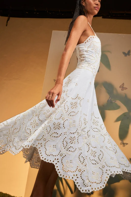 Charo Ruiz Omelia Long Dress Tunics Designer luxury