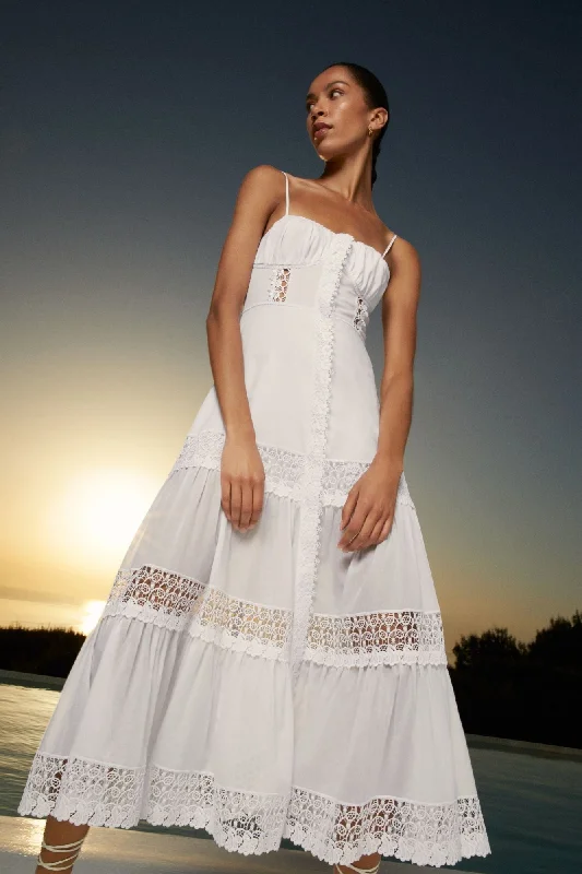 Charo Ruiz Marisa Long Dress Tunics Chic fashionable