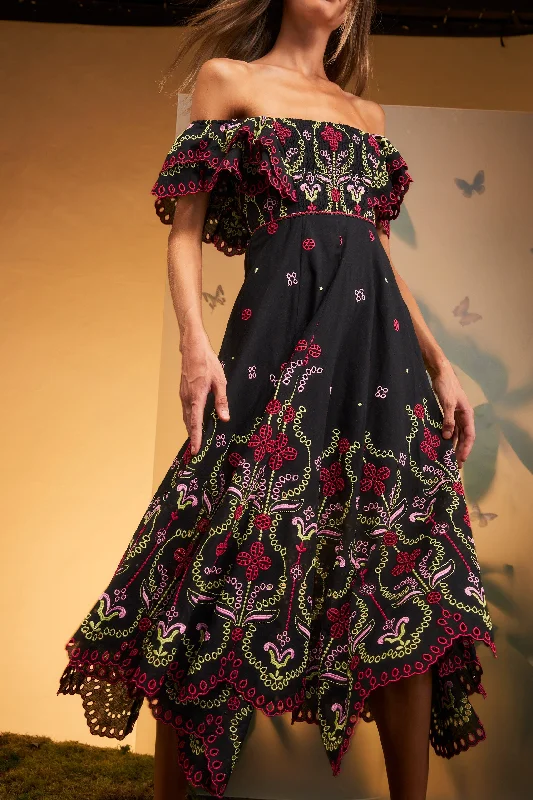 Charo Ruiz Sheen Long Dress Tunics Occasion special