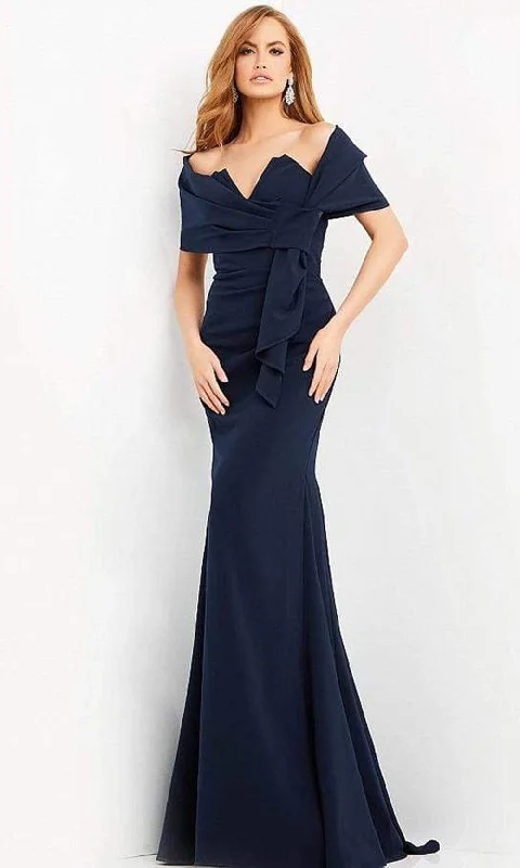 Jovani - 06403 Sweetheart Ruched Sheath Dress with Shawl Comfortable Embroidered Shawl Jovani - 06403 Sweetheart Ruched Sheath Dress with Shawl Comfortable Embroidered Shawl