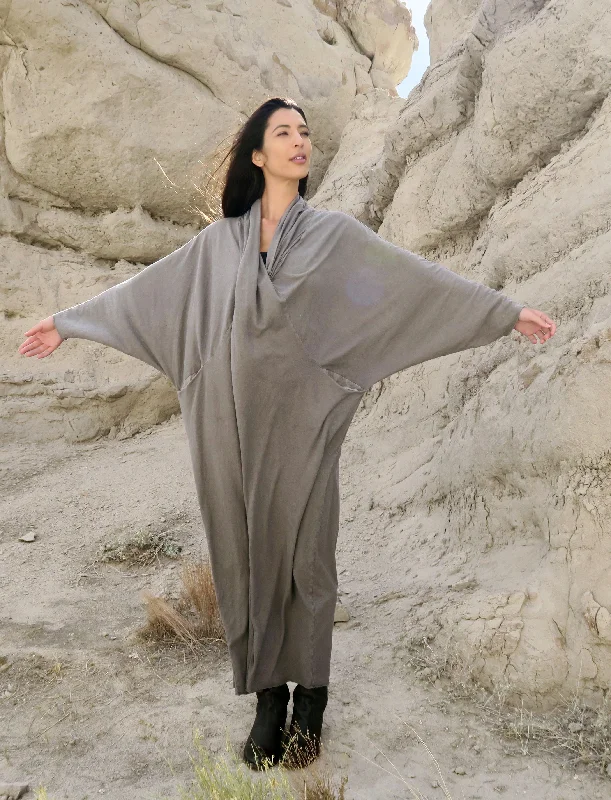 Shawl Collar Origami Long Kaftan Soft Summer Shawl Wrap