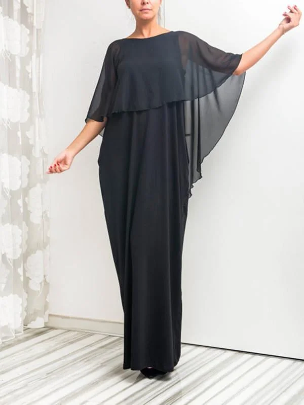 Simple Fashion Summer Round Neck with Shawl Maxi Dress Party Dress Cozy Cashmere Shawl Throw Simple Fashion Summer Round Neck with Shawl Maxi Dress Party Dress Cozy Cashmere Shawl Throw