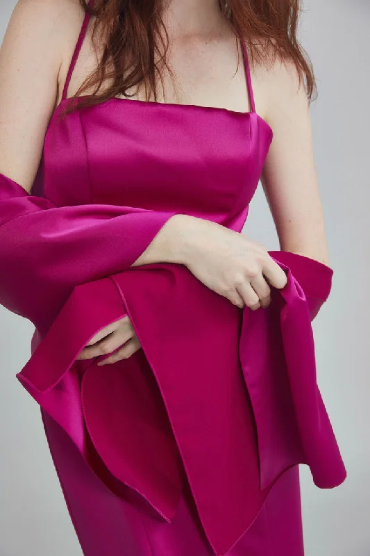 Amsale Bridesmaid GB191S Shawl Warm Knit Shawl Wrap