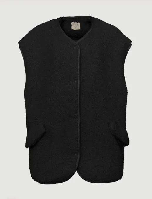 ALEXANDER TEDDY WAISTCOAT - LES SOEURS Elegant Cashmere Waistcoat Vest